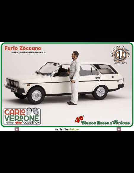 INFINITE STATUE - Carlo Verdone Furio con 131 Panorama 1:18 Resin Car