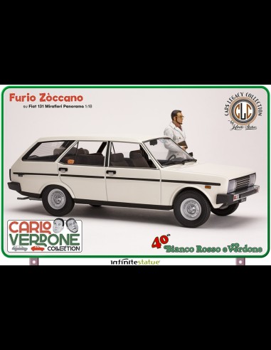 INFINITE STATUE - Carlo Verdone Furio con 131 Panorama 1:18 Resin Car