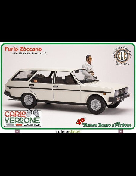 INFINITE STATUE - Carlo Verdone Furio con 131 Panorama 1:18 Resin Car