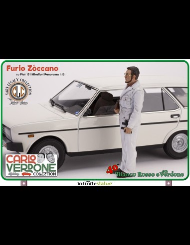 INFINITE STATUE - Carlo Verdone Furio con 131 Panorama 1:18 Resin Car