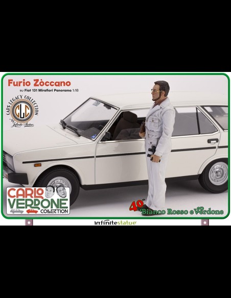 INFINITE STATUE - Carlo Verdone Furio con 131 Panorama 1:18 Resin Car