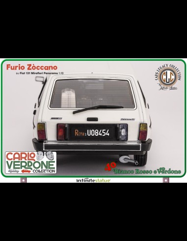INFINITE STATUE - Carlo Verdone Furio con 131 Panorama 1:18 Resin Car