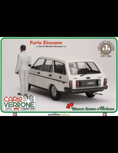 INFINITE STATUE - Carlo Verdone Furio con 131 Panorama 1:18 Resin Car