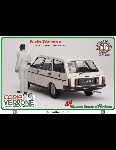 INFINITE STATUE - Carlo Verdone Furio con 131 Panorama 1:18 Resin Car
