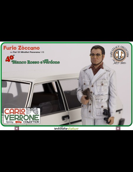 INFINITE STATUE - Carlo Verdone Furio con 131 Panorama 1:18 Resin Car