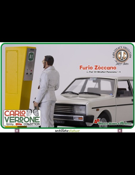 INFINITE STATUE - Carlo Verdone Furio con 131 Panorama 1:18 Resin Car