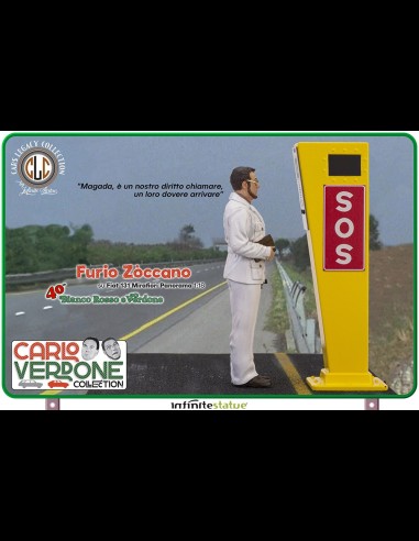 INFINITE STATUE - Carlo Verdone Furio con 131 Panorama 1:18 Resin Car