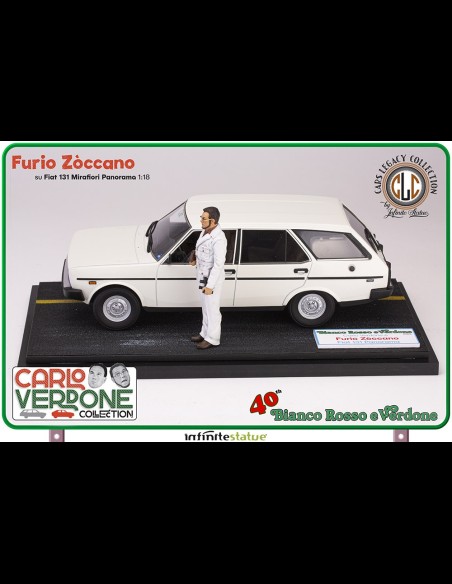 INFINITE STATUE - Carlo Verdone Furio con 131 Panorama 1:18 Resin Car