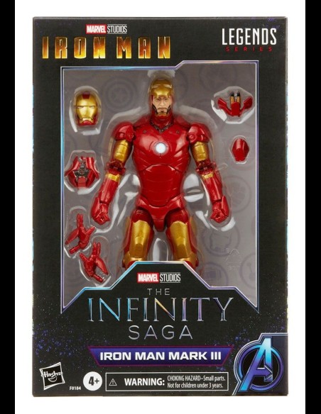 HASBRO - The Infinity Saga Marvel Legends Series Action Figure 2021 Iron Man Mark III (Iron Man) 15 cm