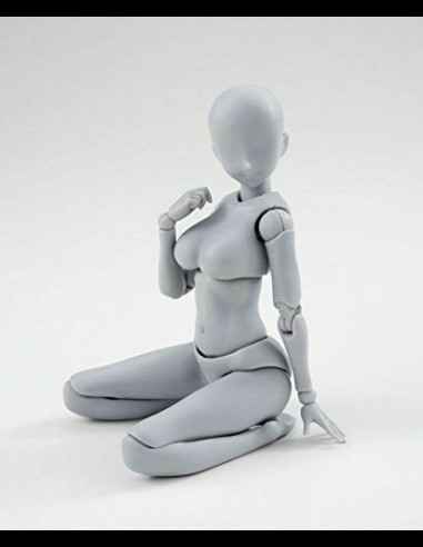 BANDAI - Body-Chan DX Set Grey Color Ver. Female Figuarts