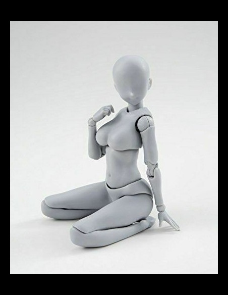 BANDAI - Body-Chan DX Set Grey Color Ver. Female Figuarts