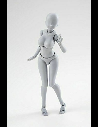 BANDAI - Body-Chan DX Set Grey Color Ver. Female Figuarts