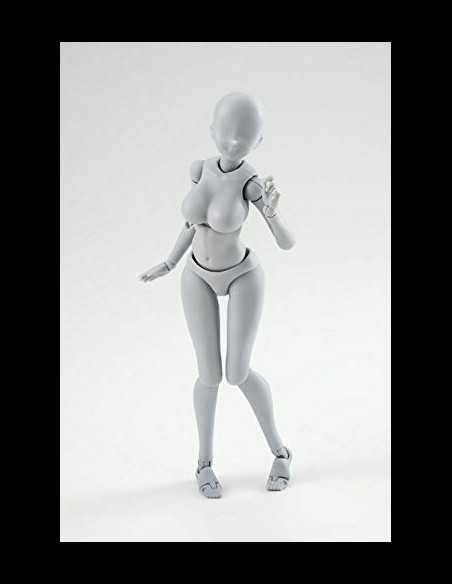 BANDAI - Body-Chan DX Set Grey Color Ver. Female Figuarts