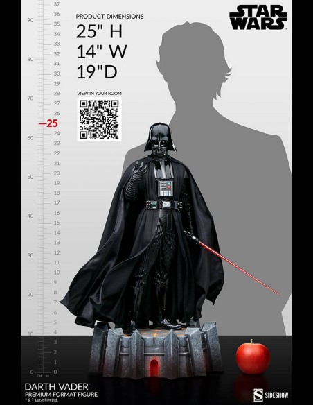 SIDESHOW - Star Wars: Darth Vader Premium 1:4 Scale Statue