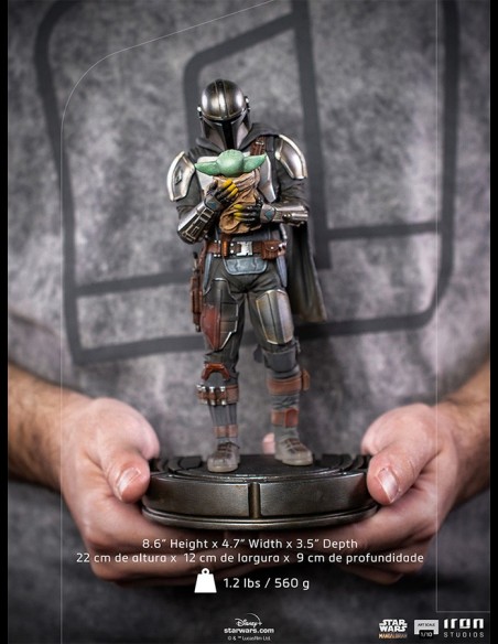 IRON STUDIOS - The Mandalorian and Grogu 1/10 Art Statua