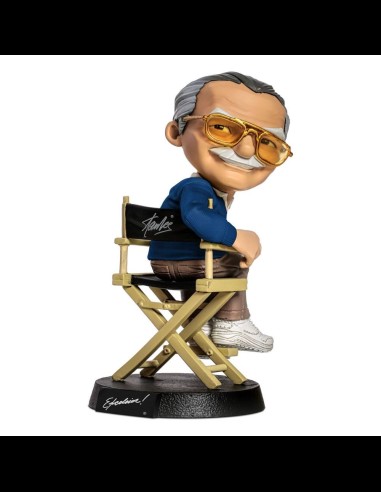 IRON STUDIOS - Stan Lee Mini Co. PVC Figure Blue Shirt Version 14 cm