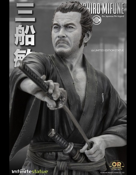 INFINITE STATUE - Toshiro Mifune Old & Rare 1/6 Statue