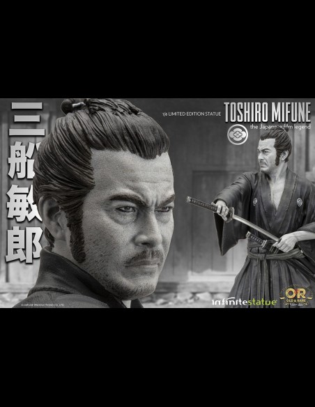 INFINITE STATUE - Toshiro Mifune Old & Rare 1/6 Statue