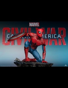 QUEEN STUDIOS - Civil War Spider-Man Regular 1/4 2