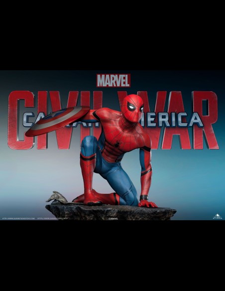 QUEEN STUDIOS - Civil War Spider-Man Regular 1/4