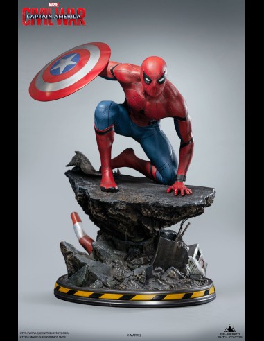 QUEEN STUDIOS - Civil War Spider-Man Regular 1/4