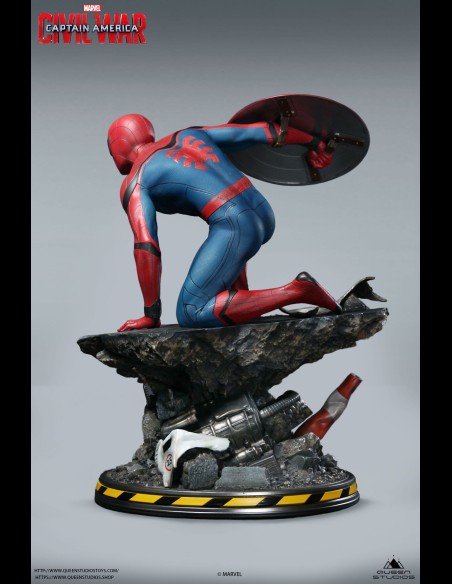 QUEEN STUDIOS - Civil War Spider-Man Regular 1/4
