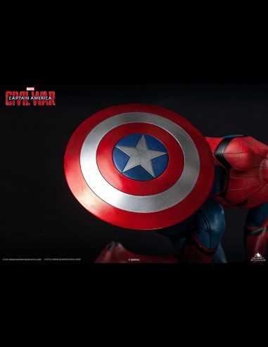 QUEEN STUDIOS - Civil War Spider-Man Premium 1/4
