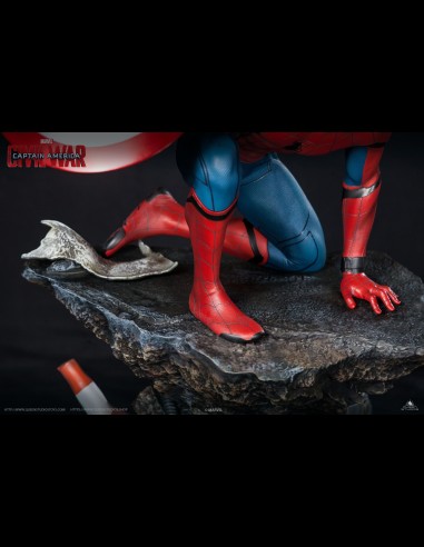 QUEEN STUDIOS - Civil War Spider-Man Premium 1/4