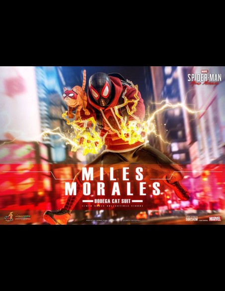 HOT TOYS - Marvel: Spider-Man Miles Morales Game - Miles Morales Bodega Cat Suit 1:6 Scale Figure