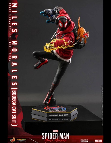 HOT TOYS - Marvel: Spider-Man Miles Morales Game - Miles Morales Bodega Cat Suit 1:6 Scale Figure