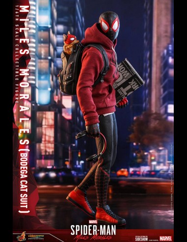 HOT TOYS - Marvel: Spider-Man Miles Morales Game - Miles Morales Bodega Cat Suit 1:6 Scale Figure
