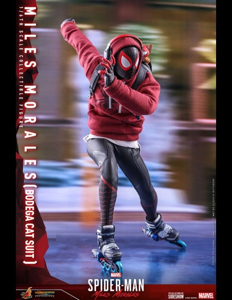 HOT TOYS - Marvel: Spider-Man Miles Morales Game - Miles Morales Bodega Cat Suit 1:6 Scale Figure