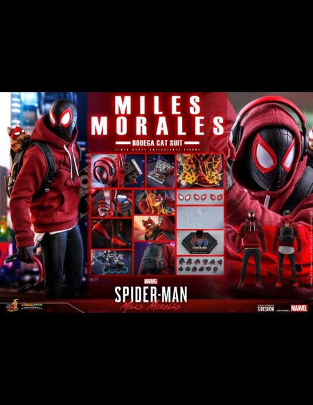 HOT TOYS - Marvel: Spider-Man Miles Morales Game - Miles Morales Bodega Cat Suit 1:6 Scale Figure