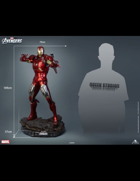 QUEEN STUDIOS - Iron Man Mark VII 1/2 