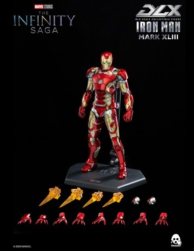 THREEZERO - Hulkbuster + Iron Man Mark 43 Infinity Saga Deluxe A.Figure