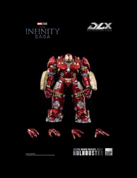 THREEZERO - Hulkbuster + Iron Man Mark 43 Infinity Saga Deluxe A.Figure