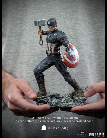 IRON STUDIOS - Infinity Saga Capitan America 1/10 statua