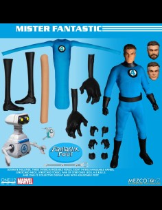 MEZCO - One:12 Fantastic Four Deluxe Steel Set 2