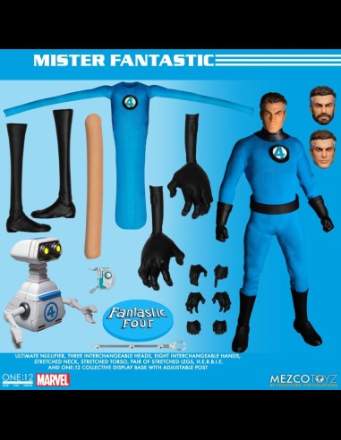 MEZCO - One:12 Fantastic Four Deluxe Steel Set