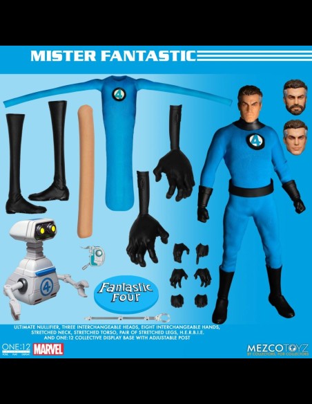 MEZCO - One:12 Fantastic Four Deluxe Steel Set