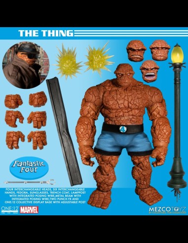 MEZCO - One:12 Fantastic Four Deluxe Steel Set