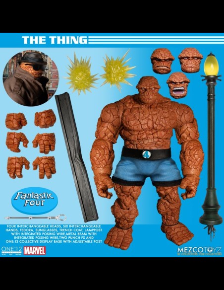 MEZCO - One:12 Fantastic Four Deluxe Steel Set