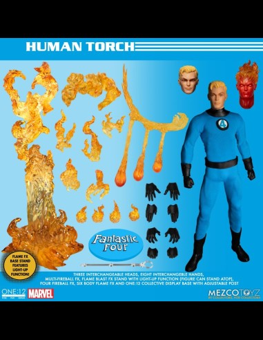 MEZCO - One:12 Fantastic Four Deluxe Steel Set