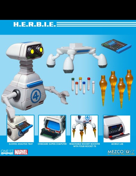 MEZCO - One:12 Fantastic Four Deluxe Steel Set