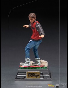 IRON STUDIOS - Ritorno al Futuro Marty McFly on Hoverboard 1/10 statua