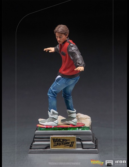IRON STUDIOS - Ritorno al Futuro Marty McFly on Hoverboard 1/10 statua