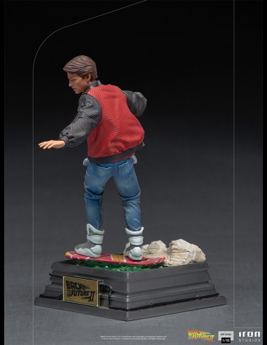 IRON STUDIOS - Ritorno al Futuro Marty McFly on Hoverboard 1/10 statua