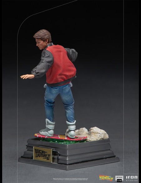 IRON STUDIOS - Ritorno al Futuro Marty McFly on Hoverboard 1/10 statua