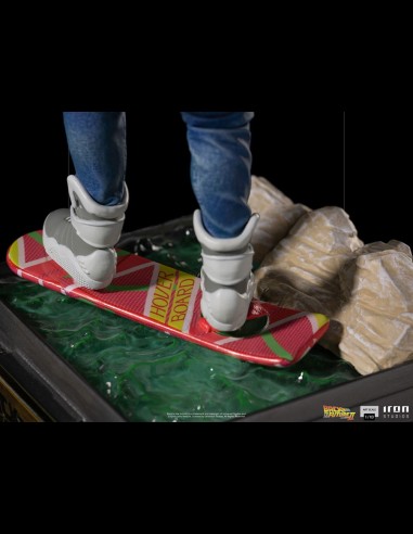IRON STUDIOS - Ritorno al Futuro Marty McFly on Hoverboard 1/10 statua
