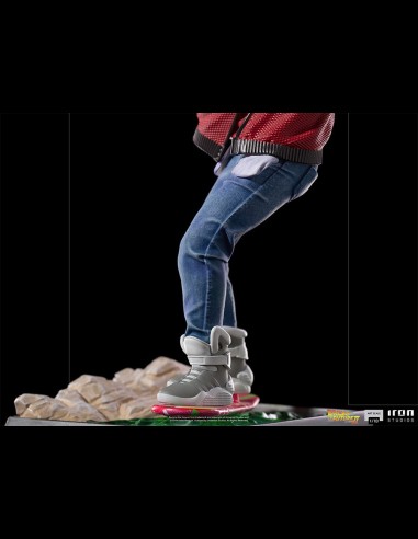 IRON STUDIOS - Ritorno al Futuro Marty McFly on Hoverboard 1/10 statua
